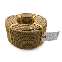 三友産業 麻ロープ 寸法6X50mmm HR-1558 1巻（直送品）