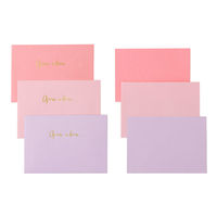 グリーティングカード（OPEN WHEN) クレールフォンテーヌ ポレン　オープンウェンレターズ　カード封筒（３色各１枚） ３セット ピンク（直送品）