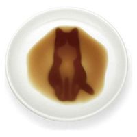 アルタ 醤油皿 9cm ネコ 皿 食器 和食器 磁器 ねこ 猫 すわる 345183 1個（直送品）