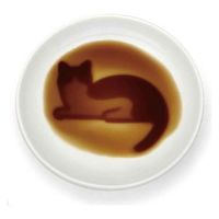 アルタ 醤油皿 9cm ネコ 皿 食器 和食器 磁器 ねこ 猫 まつ 345185 1個（取寄品）