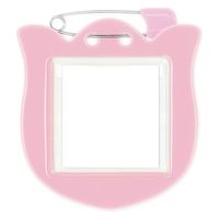 チュ-リップ型名札 C-71-10 共栄プラスチック