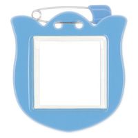 チュ-リップ型名札10枚パックスカイ C-71-10-S 20パック 共栄プラスチック（直送品）