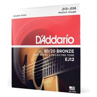 D'Addario ダダリオ アコースティックギター弦 ブロンズ Medium .013-.056 EJ12（直送品）
