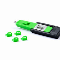 HIDISC SmartKeeper ESSENTIALシリーズ USB Type-Bポート ロックアダプタ 4個 プラス ロック解除キー 1個（直送品）