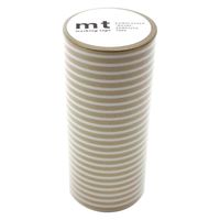 mt マスキングテープ ボーダー・金　[100mm×7m] MT10W390 1個 カモ井加工紙（直送品）