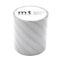 mt マスキングテープ ストライプ・銀　[50mm×7m] MT5W378 1個 カモ井加工紙（直送品）