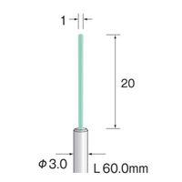 ミニター ファイバーブラシ ショート #400 φ1 FD3102 1パック(1個)（直送品）