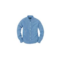 アルトコーポレーション レディース長袖ギンガムチェックシャツ ブルー 7 SA4011-3-7 1枚（直送品）