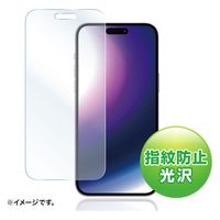 サンワサプライ iPhone 液晶保護指紋防止光沢フィルム PDA-FIP14