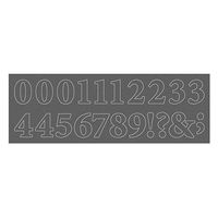 SANKA ウォールステッカー　アルファベット　数字　ナンバー　ミニオンプロ　インテリアシール 280699 1個（取寄品）