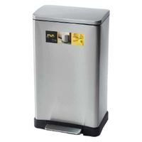 OPUS ゴミ箱 45L JAVA Lase ステンレス ペダル メタリックシルバー 302792 1個（直送品）