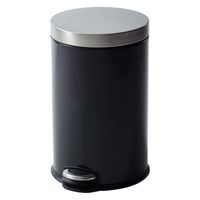 OPUS ゴミ箱 12L JAVA Effie ステンレス ペダル ブラック 306162 1個（直送品）