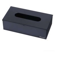 OPUS ティッシュケース Kochel ステンレス 壁掛け 卓上 ブラック 309449 1個（直送品）