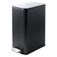 OPUS ゴミ箱 30L JAVA YUEYA ステンレス ペダル ウイングオープン ブラック 312932 1個（直送品）