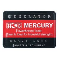 キーストーン ティンサイン ブリキ看板 マーキュリー GENERATOR 348125 1個（直送品）
