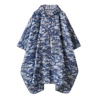 イケックス工業 レインコート レインポンチョ 窓付き 雨具 カモフラ 356265 1個（直送品）