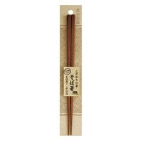 サンライフ 箸 23cm こだわりの箸 そば 木製 天然木 漆塗 日本製 365524 1個（取寄品）