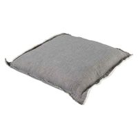 ダルトン クッション 55×55cm ダブルガーゼコットン グレー 372597 1個（直送品）