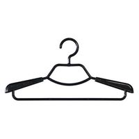 ハンガー ベストライン 形態安定シャツ用ハンガー ブラック 2本組 288011 1個 シンコハンガー（直送品）