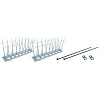 ノムラテック 2407 鳥除けフン害防止マット 28.7cm グレー 1パック(2枚入)（直送品）