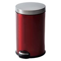 OPUS ゴミ箱 12L JAVA Effie ステンレス ペダル レッド 306164 1個（直送品）