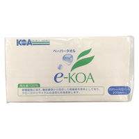 ペーパータオル 中判 再生紙 シングル 200枚入 e-KOA エコア 1個 興亜工業