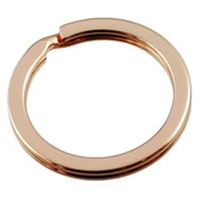 ハイロジック 鉄 平押しキーリング 25mm ピンクゴールド 00029225 1個