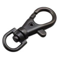 ハイロジック 29235 A型スナップ 40mm マットブラック 1個（直送品）