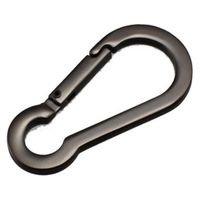 ハイロジック 29243 角形フック 60mm マットブラック 1個（直送品）