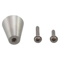 ハイロジック 30932 SUS304 トライアングルツマミ φ25mm HL 1個（直送品）