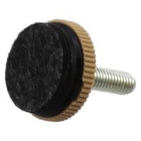 ハイロジック 57312 フェルトアジャスター ベージュ 32φ M8 1個（直送品）