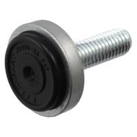 ハイロジック 57373 ダイカストアジャスター クローム艶消 25φ M8 1個（直送品）