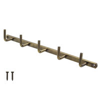 ハイロジック 58647 スタイリッシュ 5連ラインフック ゴールド 00058647 1個