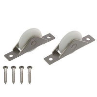 ハイロジック 72639 静音高機能戸車 ステン枠 YU 33mm 1パック(2個入)（直送品）