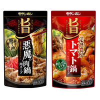 モランボン コク旨スープがからむ 鍋用スープ 食べ比べセット 各2個計4食入 9999999999999 1箱(4個)（直送品）