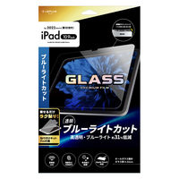 MSソリューションズ iPad 10.9inch (第10世代) ガラスフィルム BLカット・高透明 LN-ITM22FGB 1個（直送品）