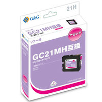 ハイパーマーケティング リコー（RICOH）用 互換インク HBR-GC21MH マゼンタ 大容量 1個（直送品）