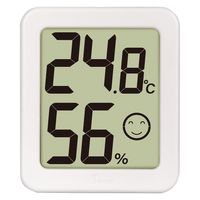 シンワ測定 温湿度計 環境チェッカー ミニ ホワイト #73244 1個