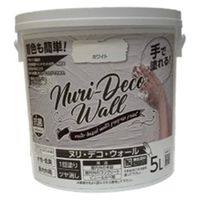 アサヒペン AP Nuri-Deco-Wall ヌリデコウォール 5L ホワイト 9019051 1個（直送品）