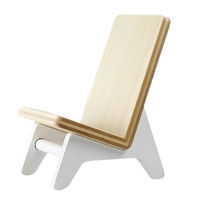 ヤマト工芸 携帯ホルダー　スマホスタンド　携帯スタンド　chair holder　木製　ホワイト 221161 1個（直送品）