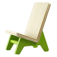 ヤマト工芸 携帯ホルダー　スマホスタンド　携帯スタンド　chair holder　木製　ライトグリーン 221158 1個（直送品）