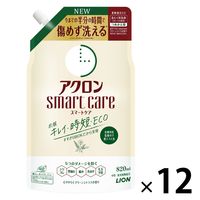 アクロンスマートケア グリーンシトラスの香り 詰め替え 820mL 1箱（12個入） 衣料用洗剤 ライオン