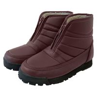 ヤマショウ 婦人ノルディックブーツ ワインレッド 裏地全面ボア L YRB-208WIN 1足（直送品）
