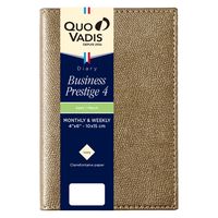 ２０２３年度４月始まりダイアリー クオバディス ビジネスプレステージ４　クラブ 両面１週間バーチカル カッパー 1冊（直送品）
