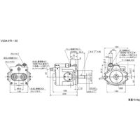 ダイキン工業（DAIKIN） ピストンポンプ V23A3R-30 1台（直送品）