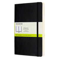 モレスキン クラシック ノートブック エクスパンデッド ソフト ラージ（無地）ブラック QP618EXP 1冊（直送品）