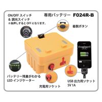 坂謙 矢田 F024R-B 充電LED投光器専用バッテリー　1個（直送品）