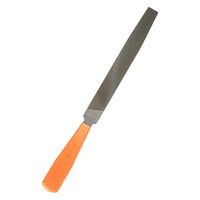 アイガー No47金工用ヤスリ グリップ付150ミリ 平　1本 アイガーツール（直送品）