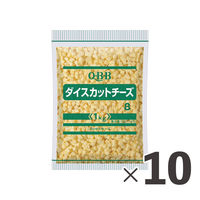 業務用　ダイスカットチーズ8(1kg) 5300 1ケース　1Kg×10パック　冷蔵 六甲バター（直送品）