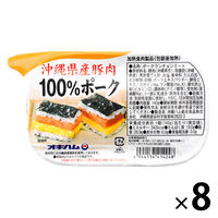 沖縄ハム総合食品 沖縄県産豚肉100%ポーク H-23 1セット（8個）